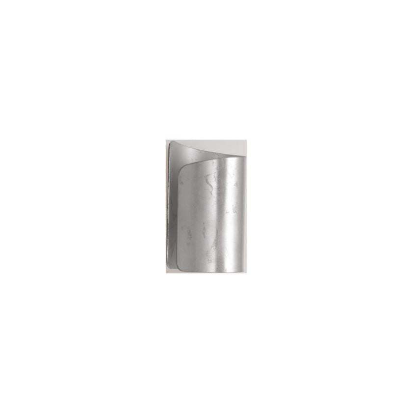 Applique vetro curvo oro-argento struttura in alluminio 1XE27 non incl. IMAGINE Applique vetro curvo oro-argento struttura in alluminio 1XE27 non incl. IMAGINE